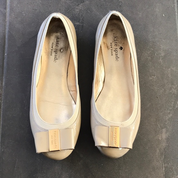 Kate Spade Patent Leather Flats - Picture 1 of 8
